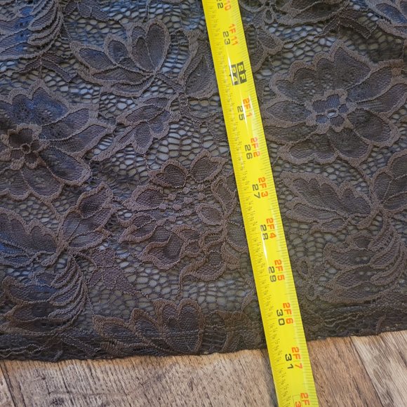 Hello Miss Lace Cut Out Olive Green Dress Size Small - Picture 4 of 9